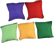 NAMOARLY 5Pcs Interactive Plaything Small Bean Bags for Outdoor Toss Games Durable Soft Texture Fun for Family Build Coordination Concentration Skills with Sandbags