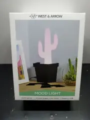 Mini Cactus LED Projection Mood Light By West & Arrow