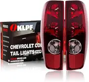 OKLPF Rear Brake Tail Light Compatible With 04-12 Chevy Colorado/GMC Canyon Replacement GM2800164 GM2801164,Replacement Red Taillight Assembly,Includes A Luxurious Box(Driver and Passenger Side)