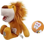 Tooth Fairy Puppet, Puppet Oral Health Presentation Puppet Little Lion Tooth Fairy Dental Educational Plush Small Size Doll with Teeth for Kids Chidren Boys Girls