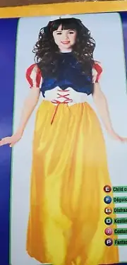 Story Book Princess " Snow White " By Rubie's # 881044
