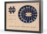 YouTheFan NCAA Notre Dame Fighting Irish 25-Layer StadiumViews 3D Wall Art