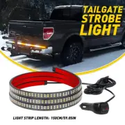 60 inch Truck Tailgate Lights Strobe Strip Flash LED Tail Bar Light Bright 12V