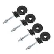 Electric Fence Insulators for Iron Posts 100 Power Grid Livestock Safety