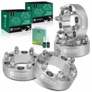 4Pcs 6x5.5" to 6x5.5" Wheel Spacers M12x1.5 Studs 108mm 2" for Toyota Tacoma GMC (for: Toyota)