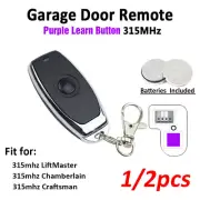 For Chamberlain Garage Door Opener Remote Control Part Mini Purple Learn Button