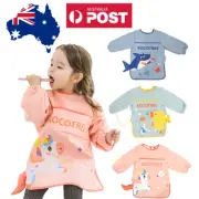 Baby Kid Toddler Kocotree Bib Art Smock Waterproof Long Sleeve Cartoon Apron
