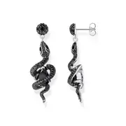 Buy Earrings with snake pendant and zirconia by Thomas Sabo online - THOMAS SABO Australia