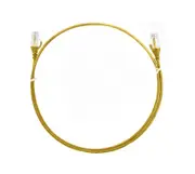 8ware CAT6 Ultra Thin Slim Cable 10m - Yellow Color Premium RJ45 Ethernet Network LAN UTP Patch Cord 26AWG for Data