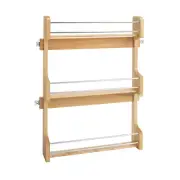 Rev-A-Shelf 21" Kitchen Cabinet Door Mounted 3-Shelf Storage Spice Rack, 4SR-21