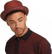 [DASMARCA] Tommy Summer Braided Paper Straw Porkpie hat for Men & Women