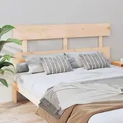 Bed Headboard 154 cm Solid Wood Pine Frame Adjustable Headboards | Size King Queen Bed Only | Wall Mounted Head Rustic Tall Wooden Board