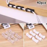 Keep Your Cables Organized with 40Pcs Table Wall Tidy Holder (68 characters)