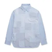 [COMME des GARCONS SHIRT] Patchwork Stripe Shirt