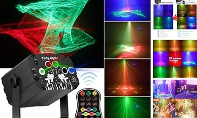 DJ Disco Stage Party Lights - Northern Laser Light Effect RGB Led Sound