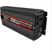 Efficient 1000W Pure Sine Wave Inverter, 12V/24V/48V/60V DC to 220V AC Power Inverter Converter with Ac Outlets and LCD Display for Laptop Computer/Car,60v to 220v