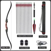 60" Take Down Recurve Bow 30-50lbs Right Hand Archery Practice Bow