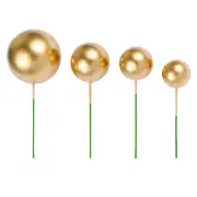 Golden Ball Cake Decoration Birthday Topper Decorations Decorating