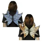 Adult Women's Blue Orange Monarch Butterfly Halloween Costume Accessory Wings