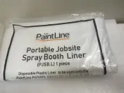 PAINTLINE PJSB.L PORTABLE JOBSITE DISPOSABLE PLASTIC SPRAY BOOTH LINER, 1 PIECE