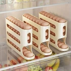 4 Layers Egg Storage Box Refrigerator Organizer Kitchen Dedicated