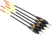 5pcs Fishing Bobbers Fishing Floats Fishing Floaters, Wood Vertical Buoy