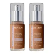 Revlon Illuminance Skin-Caring Foundation 30ml 505 RICH SAND - 2 pack