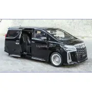 1/18 Scale Alphard Model Car Diecast Toy Car Metal Toy Vehicle Boys Gifts Black