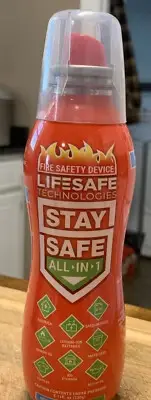 StaySafe All-in-1 Fire Extinguisher | for Home, Kitchen, Car, Garage, Boat | ...