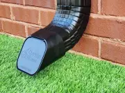 GutterGate Type-A (Horizontal-Shaped) Gutter Downspout Extension (3"x4", Black)