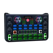 Recording Equipment with Podcast Mixer Voice Changer DJ Audio Mixer Interface