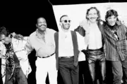 Nils Lofgren, Billy Preston , Ringo Starr, Joe Walsh, and Rick Dank - Old Photo