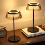 Table Lamp Set of 2 Rechargeable Cordless Desk Lamp 5500mAh Battery Operated ...