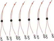GOOHOCHY 6pcs Safety Holder Lanyard Strap Fall Hanging Rope for Adults Comfortable Easy Fastening for Dining Outdoor Use