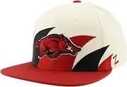 ZHATS Standard NCAA Officially Licensed Hat Flat Snapback Z11 Retro Sharktooth, Team Color