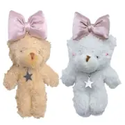 Plush Bear Keychain Pendant Plush Material Backpack Pendant Children