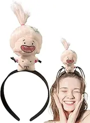 [Krmoau] Doll Headband, Doll Hair Band - Headband with Constellation Plush Headband, Children's Hair Ties, Makeup Fashion Accessory for Girls and Children