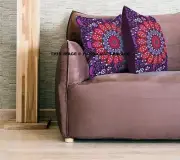 Indian Gypsy Peacock Mandala Bed Cushion Cover Hippie Bohemian Pillow Case 18"