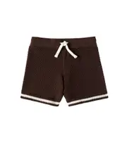 [Mini Rodini] Mini Rodini Crochet cotton shorts M 24/36 brown