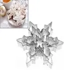 Tools Cake Decor Biscuit Stainless Steel Cookie Cutter Mold Snowflake