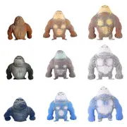 Best Gorillas Stretchy Spongy Squishy Monkey Gorilla Stress Relief Toy Vent Doll Best Brown 12*12m