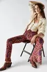 Flare Street Sorcha Flare Pants Size XSmall High Rise Velvet Pull On