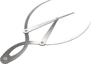 Lyntamy Mean Calipers Golden Ratio Calipers Stainless Steel Eyebrow Ruler 1:1.618 Measure Tool for Tattoo Makeup