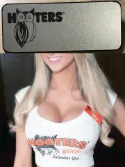 ~NEW~ HOOTERS Girl Silver Blank Tag Pin Engrave Customize Personalize YOUR NAME