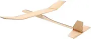 GARVALON Wooden Glider Airplane Model DIY Craft Kit for Unfinished Paintable for Stable Flight for Birthday School Projects and Creative Fun