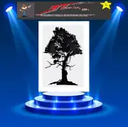 2pc OAK TREE Stencil Large Template Airbrush Paint #23