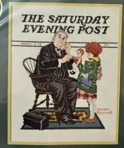 Dimensions Cross Stitch Kit Norman Rockwell Doctor and The Doll NEW VTG 1982