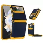 1Pcs PC TPU For Z Flip 3/4/5 Case for Samsung Galaxy Phone