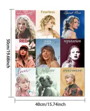 2024 new Taylor Swift TaylorSwift music album cover poster bedroom decoration wall sticker self-adhesive pvc poster 13