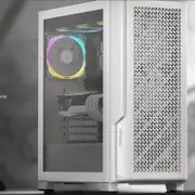 Antec P20C White Mid Tower Tempered Glass E-ATX Case